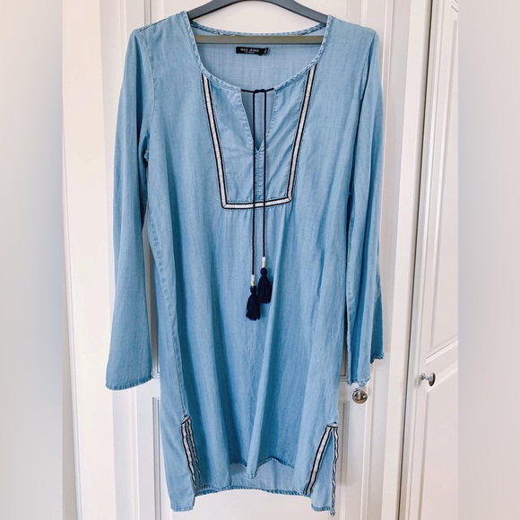 Max Jeans Tops - Max Jeans Chambray Tunic/ Size S
